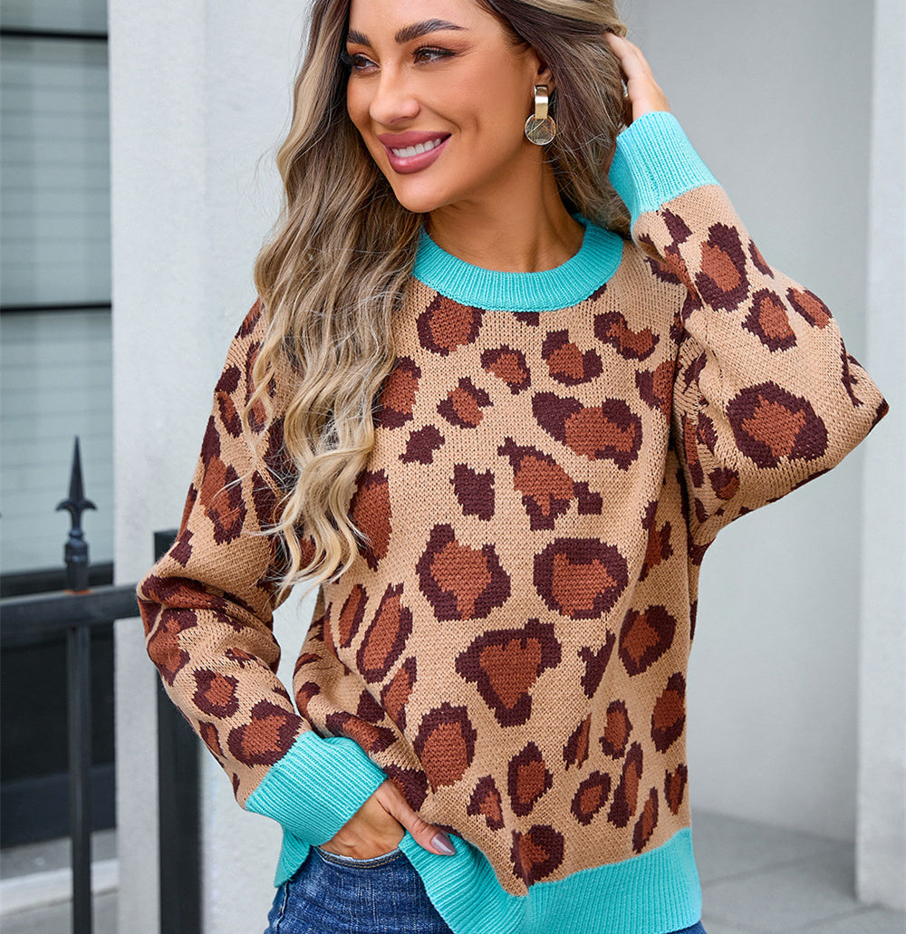 Women's Printed Sweater Pullover Flower Plus Size
